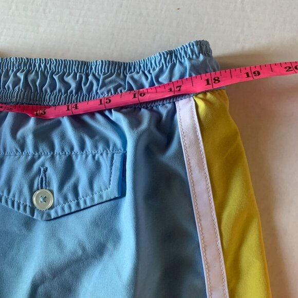 CREMIEUX Lot Of 2 Swim Board Shorts Sz XL 36 Orange & Blue Pockets Drawstring - Picture 14 of 16